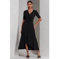 Olana Jersey Frill Hem Maxi Dress