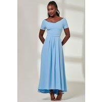 Yana Off Shoulder Scuba Maxi Dress