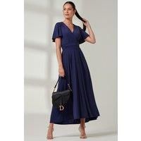 Angel Sleeve Super-Smooth Jersey Maxi Dress