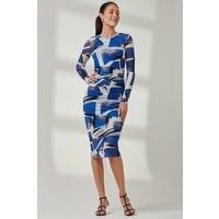 Long Sleeve Mesh Bodycon Maxi Dress