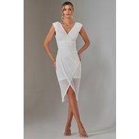 Aisla Ruched Sequin Bodycon Dress