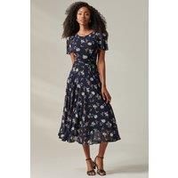 Harlie Floral Mesh Maxi Dress