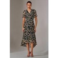 Charlotte Pleated Chiffon Midaxi Dress