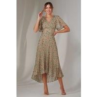 Charlotte Pleated Chiffon Midaxi Dress