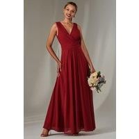 Cora Sleeveless Chiffon Maxi Dress