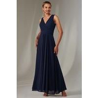 Cora Sleeveless Chiffon Maxi Dress