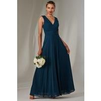 Cora Sleeveless Chiffon Maxi Dress