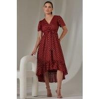 Petite Short Sleeve Midaxi Dress