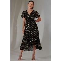 Petite Short Sleeve Midaxi Dress