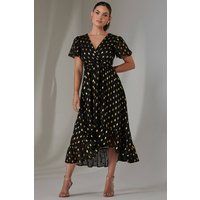 Petite Short Sleeve Midaxi Dress