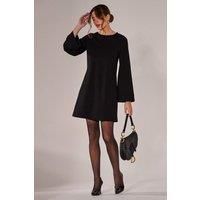 Long Sleeve Tunic Mini Dress