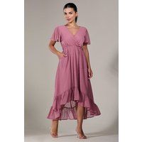 Petite High-Low Midaxi Dress