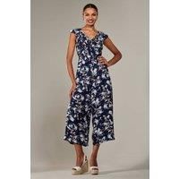 Frill Tie-front Jumpsuit