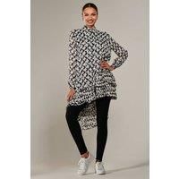 Dipped Hem Shirt Midi Dress