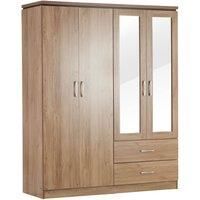 Charles Oak Wardrobe Natural