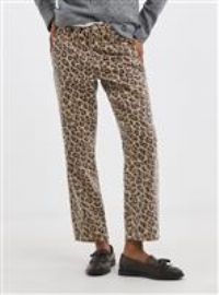 JD WILLIAMS Leopard Co-ord Straight Leg Crop 26