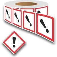 Essentials Harmful/Irritant GHS Labels (Roll) 100mm x 100mm (430YU)