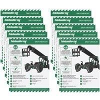 Scafftag Telehandler Tag Inserts 10 Pack (745YU)