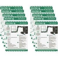 Scafftag Cherry Picker Tag Inserts 10 Pack (868YU)