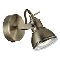 Searchlight 1541AB Focus Antique Brass Single spotlight