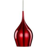 6461-12RE Red Vibrant Metal Ceiling Pendant Light
