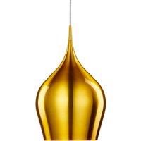 Search Light -Ceiling Pendant Light -Vibrant Metal Electric Gold Finish - 26cm