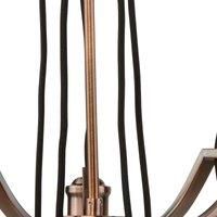 5 Light Ceiling Lamp Antique Copper Finish Modern Chandelier Decorative Lighting