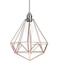 Argos Home Wire Pendant Shade  Rose Gold