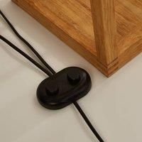 Searchlight Square floor lamp made of bamboo