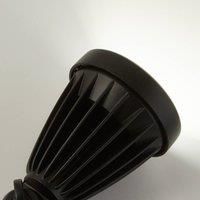 Searchlight LED ground spike light Spikey, black, metal, 25 cm, IP54