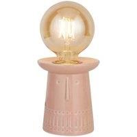 Lighting Collection Purple Face Lamp With Bulb, Purple