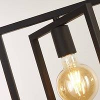 Searchlight Plaza 4 Light Adjustable Ceiling Pendant, Matt Black