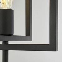 Searchlight Squares table lamp, black