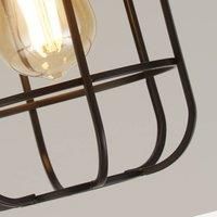 Searchlight Cage II ceiling light with a cage design
