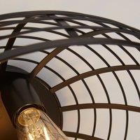 Searchlight Cage II ceiling light 3-bulb with a cage design