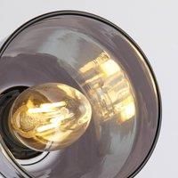 Searchlight Classy floor lamp 3-bulb, smoked glass