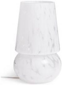 Habitat Rahnn Confetti Glass Table Lamp - White