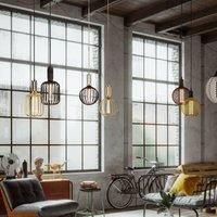 Searchlight 16004GO 3.5w Cage LED Globe G125, dimmable, 1800K, E27, 120lm, gold