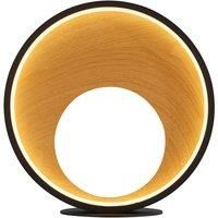 Searchlight Curio LED table lamp, wood look