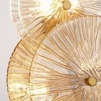 Searchlight Wagon Wheel table lamp, 6-bulb