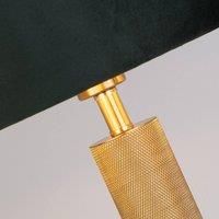 Searchlight London table lamp, brass / green
