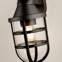 Searchlight Outdoor wall light X Seaside, black, IP44