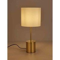 Lighting Collection Gold Storage Pot Lamp, Gold