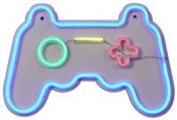 Searchlight Gaming Neon Effect LED Wall Light- Multicoloured