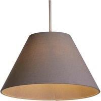 Lighting Collection Ceiling Shade, Grey