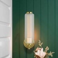 Searchlight LED wall light Mod, brass-coloured, 3-step dimmable, steel
