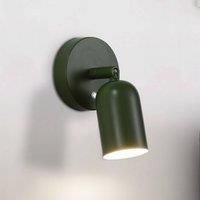 Battery Powered Light Green Cone LED Touch Wall Rechargeable Searchlight 23350GR