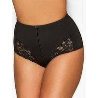 Yours Women's Black Light Tummy Control Shaper Brief Plus Size Curve Black Size