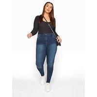 Yours Women's Indigo Blue Skinny Stretch Ava Jeans Plus Size Curve Blue Size