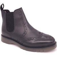 Frank James Warkton Mens Classic Dealer Chelsea Leather Brogue Boots